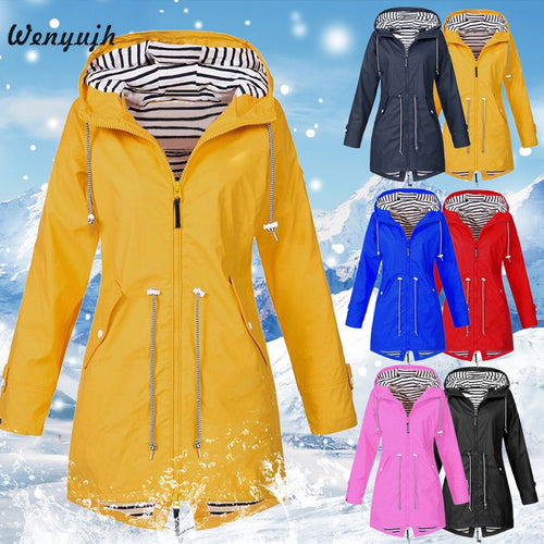 ADISPUTENT 2019 Women Jacket Coat Waterproof Transition Jacket